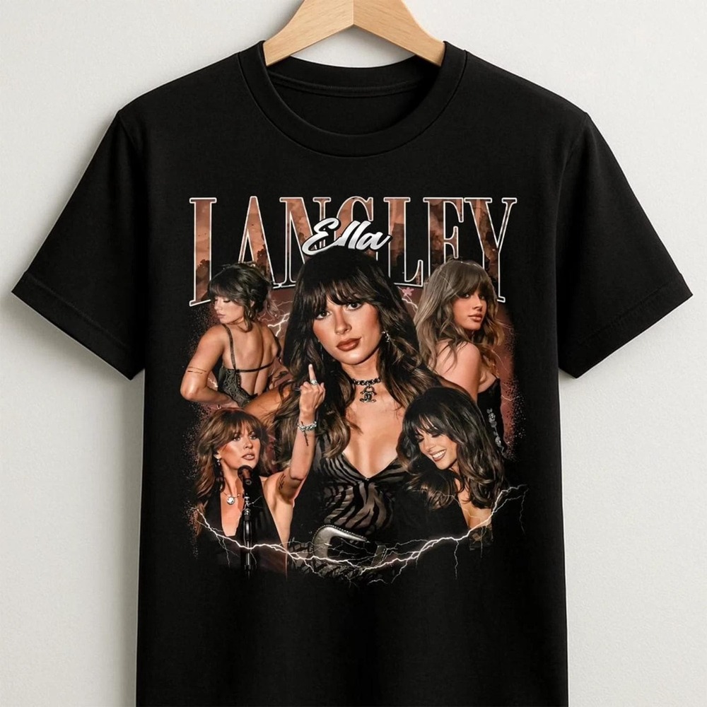 Ella Langley Black Unisex Tshirt